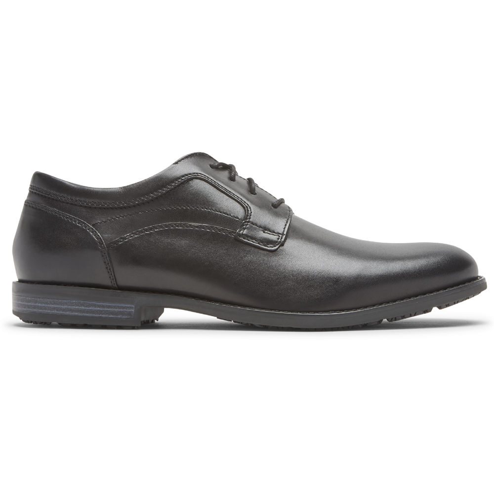 Rockport Oxfords Herre Svart - Dustyn Plain Toe - GQTS98546